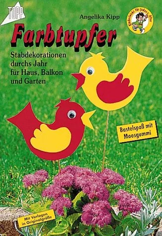 Cover des Bastelbuchs Farbtupfer von Angelika Kipp