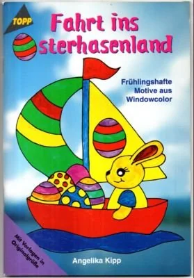 Cover des Bastelbuchs Fahrt ins Osterhasenland von Angelika Kipp